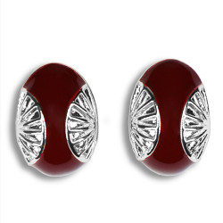 Garbo Maroon Silver
