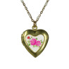 Pink Bouquet Medaillon