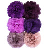 Chiffon Blumen Purple-mix