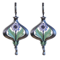 Arabella Lilac & Sage Earrings