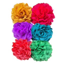Chiffon Blumen set 17