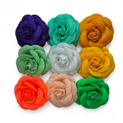 Felt flower 9-pack