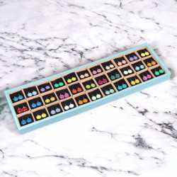 Dots tray assorted colors