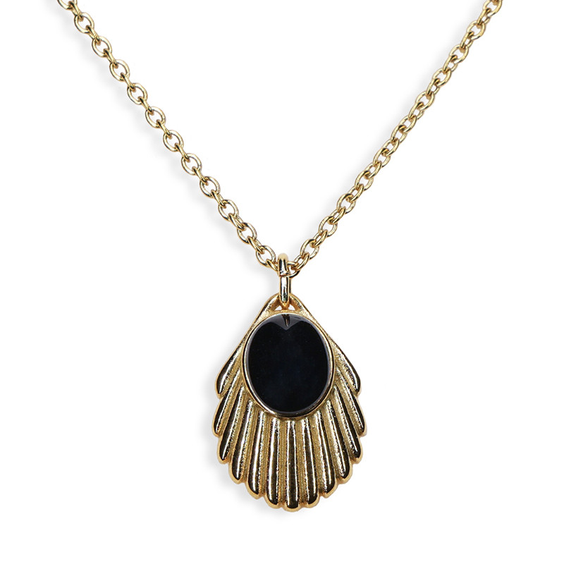 Venus Black Chain Gold