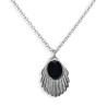 Venus Black Chain Silver