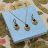 Venus Black Chain Gold