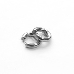 Basic hoops silver/small