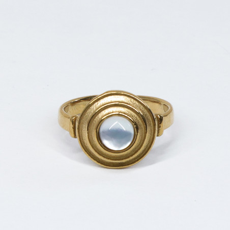 Ring Mia Pearly Gold