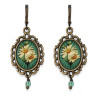Kamille earrings bronze