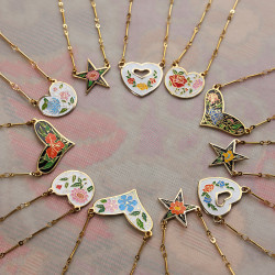 Vintage Charm Orange Flower Star
