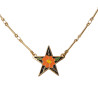 Vintage Charm Orange Flower Star