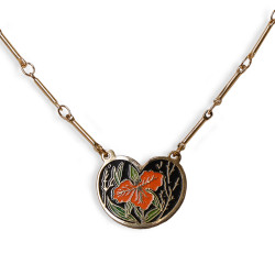 Vintage Charm orange iris