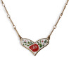 Vintage Charm Dark Rose Heart