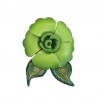 Primrose brooch lime